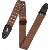 Levys Worn & Torn Brown Tekstilni kitarski pas (Kot novo)