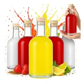 shumee 20X TADEK STEKLENIČKA 500 ml + pokrovček MONSIEUR LIKER