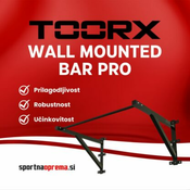 Toorx Wall Mounted Bar Pro – drog za dvige – za montažo na steno – 110 x 95 x 60 cm