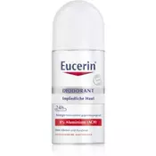 Eucerin Deo dezodorant roll-on brez vsebnosti aluminija za občutljivo kožo  50 ml