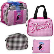 Emily in Parisian trio travel bags