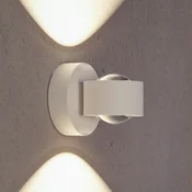 Paulmann LED-svetilka na baterije za zunanjo steno Zorik, bela, 10 cm, IP44, z - Kopalnica - Sodobni - Plastika