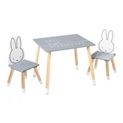 Komplet pohištva za otroke 3 ks Miffy – Roba
