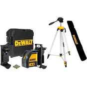 DEWALT križno linijski laser rdeč v kovčku DW088K+DE0881T, set