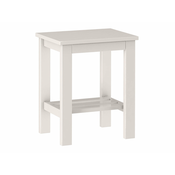 Nočna omarica Denton 1254 Bela, 48x40x30cm, MDF plošča