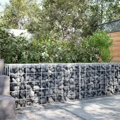 vidaXL Gabion z žico 3,5 mm in mrežo 10x10 cm 150x30x50 cm