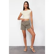 Trendyol Milla Ženski šorc TWOSS24SR00077, Kaki