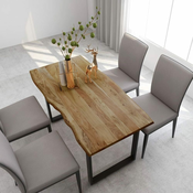 VIDAXL blagovaonski stol od masivnog bagremovog drva (140x70x76cm)