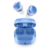 Bežične slušalice Cellularline - Music Sound Flow, TWS, plave