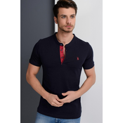 T8560 DEWBERRY T-SHIRT-LIGHT NAVY BLUE