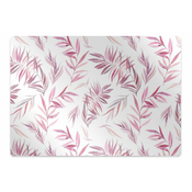 Decormat Podloga za zaščito tal Pink leaves 120x90 cm 2 cm