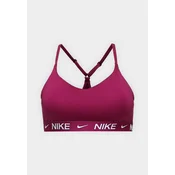 NIKE Športni nederček INDY jagoda/bela