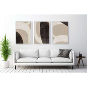 WALLXPERT Dekorativna uramljena MDF slika (3 komada) Mp3 00113 40 x 50