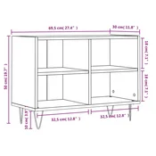 TV ormaric boja hrasta sonome 69,5x30x50 cm konstruirano drvo