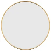 Vidaxl Stensko ogledalo zlate O 20 cm okroglo
