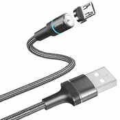 Northix Micro USB kabel z magnetnim vtičem - 1 m