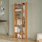 HANAH HOME Polica za knjige Palermo Natural White