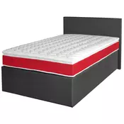 BOXSPRING KREVET 200/120/62 cm crna