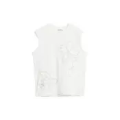Desigual Majica  rjava / bela