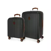 Jada Toys EL POTRO Ocuri Grey, Komplet luksuznih potovalnih kovčkov iz ABS 70cm/55cm, 5128921