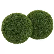 Homestar Set umetnih rastlin kroglasta bukova živa meja premer 40 cm zelena