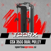 TOORX CSX 3500 Dual Pulley | Profesionalna postaja z dvojnim škripcem (polna prilagodljivost za funkcionalno in rehabilitacijsko vadbo) | Po naročilu (dobava 7 do 14 dni)