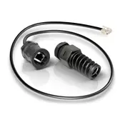 QuWireless QRJ45-L networking cable Black 0.38 m
