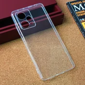 TERACELL Silikonska maska za Xiaomi Redmi Note 12 Pro Plus (EU) Ultra Thin providna