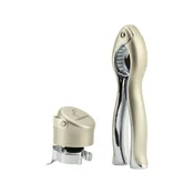 2 piece champagne set, Rabbit model, zinc - Kitchen Craft