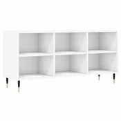 Vidaxl TV omarica bela 103,5x30x50 cm inženirski les