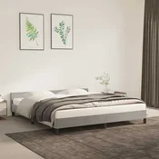 Okvir kreveta bez madraca svjetlosivi 180x200 cm baršunasti