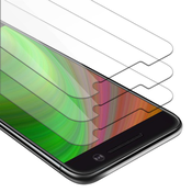 Cadorabo CADORABO HTC ONE M10 - Zaščitna folija v visoka prosojnost - 3-pack Kaljeno zaščitno steklo za zaslone s trdoto 9H in združljivostjo s 3D dotikom, (20553301)