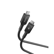 Spigen Osnovni kabel USB C na USB C 100W, črn EB10020CC
