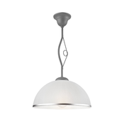 Srebrni RETRO luster na štangu 1xE27/60W/230V