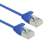 ROLINE Roline 21153345 RJ45 omrežni kabel\, Patch kabel CAT 6a U/FTP 2.00 m modra 1 kos, (20630878)