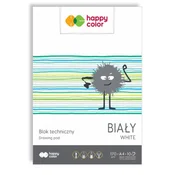 shumee Tehnični blok Happy Color A4 bel, 10 listov, 170 g/m2