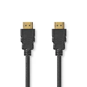 Nedis Ultra hitri HDMI kabel | Priključek HDMI | Priključek HDMI | 8K@60Hz | 48 Gbps | 1,00 m | Okrogla | 6,0 mm | Črna | Oznaka
