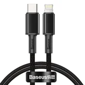 shumee Kabel za iPhone USB-C - Lightning fast charging 20W 1m - črn