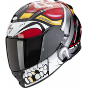 Integrální helma na motorku Scorpion EXO-491 PIRATE červená