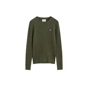 GANT Pulover temno zelena