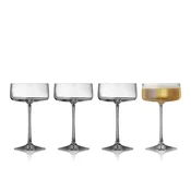 Kozarci v kompletu 4 ks za penino 260 ml Zero – Lyngby Glas
