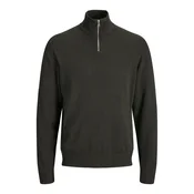 JACK & JONES Pulover JJEEmil temno zelena