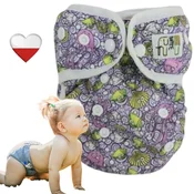 shumee Plenice za večkratno uporabo PUL SWADDLE MARINE ANIMALS NappiMe Plenice