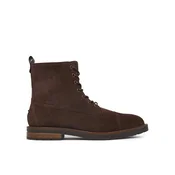 Gležnjarji Tommy Hilfiger Cleated Hilfiger Sde Moc Boot FM0FM05964 Rjava