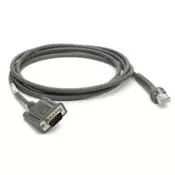 Zebra CBA-R08-S07ZBR zaporedni kabel Siva 2,1336 m RS232 DB9
