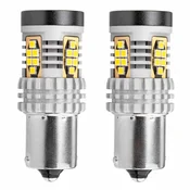 slomart AMiO LED žarnici Canbus BA15S P21W bela 12V/24V, 24xSMD 3020