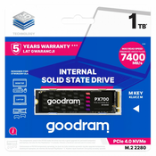 Goodram PX700 SSD SSDPR-PX700-01T-80 unutarnji SSD M.2 1,02 TB PCI Express 4.0 3D NAND NVMe