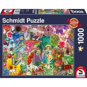 Schmidt Puzzle Zabavno vrtnarjenje 1000 kosov