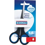 Donau Škarje z mehkim oprijemom, 14 cm, modre