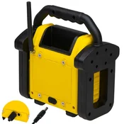 ADLER prenosni bluetooth digitalni LCD gradbeni radio